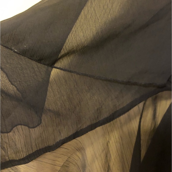 Navy Blue Long Sleeve Dress - Picture 4 of 4